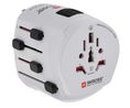 Reiseadapter, Typ G (BS1363) Steckdose / Italienische Steckdose Typ L (P17/11) / Schweizer Steckdose Typ J (T13) / Typ C (CEE 7/16) / Typ I / US-Steckdose Typ A / US-Steckdose Typ